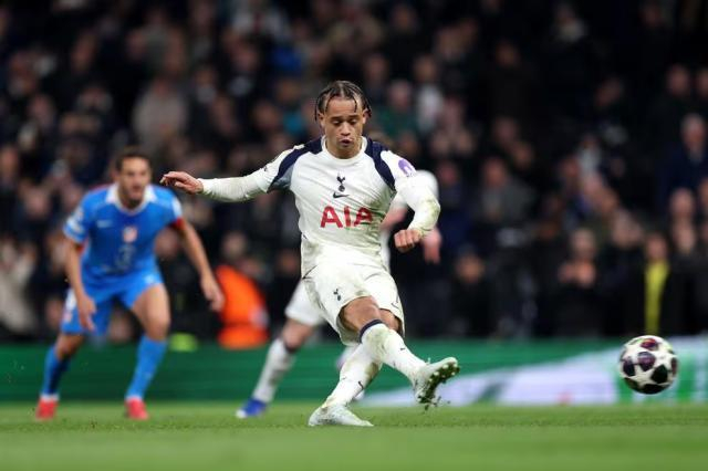 热刺主场3-2马竞总比分5-7晋级八强 西蒙斯点球助