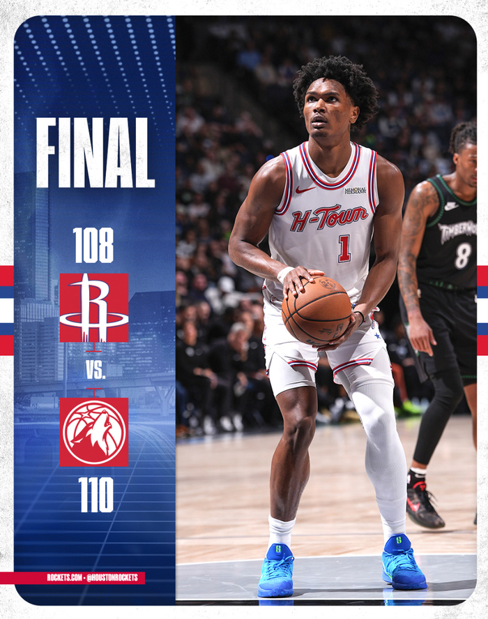 申京30+6难救主 火箭加时惜败森林狼