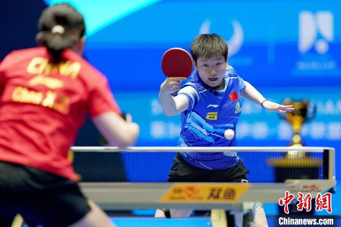 第34届乒乓球亚洲杯半决赛:中国队在男女单打项